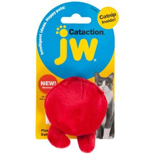 JW Plush Bad Cuz Ball met catnip 7 cm x 8 cm