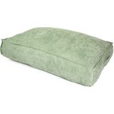 Duvo+ Kussen Rechthoekig Velvet Groen XL - 116x84x21cm