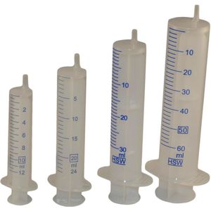 Junai.nl Wegwerpspuit 2-delig luer slip 5ML