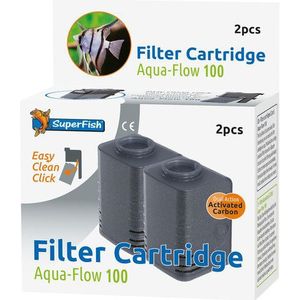 SuperFish Filtercassette Aqua-flow 100 2 stuks