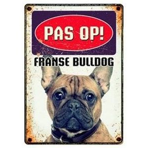 Plenty Gifts Waakbord PAS OP Franse Bulldog