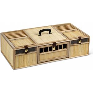 Natural Bamboe transport mand / opleermand 80x40x22CM