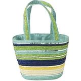 Croci Tas stro mand turquoise / groen