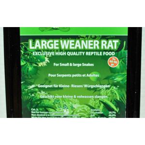 Ruto Grote Weaner rat 60 - 90 gram 4 stuks Diepvries