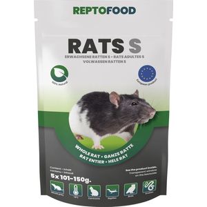 Repto Ratten S 101-150 gram 5 stuks Diepvries