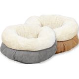 All For Paws Lambswool Donut Bed GRIJS