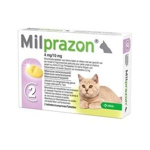 Milprazon Wormtablet 2 stuks voor katten