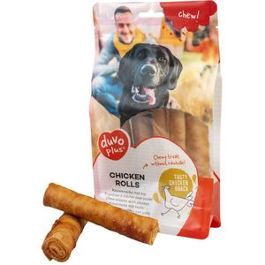 Duvo+ Chew! Kip Rolls Snacks | hondensnacks Medium 5 stuks