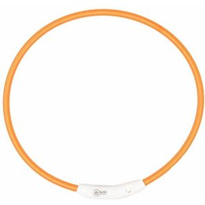 Duvo+ Flash light halsband 65 cm Oranje