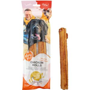 Duvo+ Chew! Kip Rolls Snacks | hondensnacks Large 2 stuks