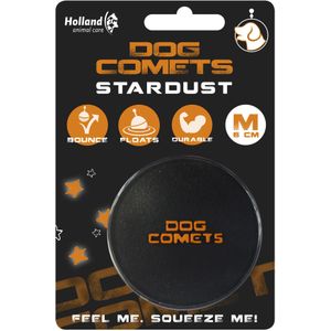 Dog Comets Stardust Ball M - Zwart/Oranje - 1 pack