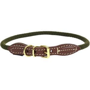 Duvo+ EXPLOR Forest Halsband Nylon Groen XL - 56-64cm/14mm