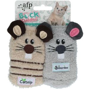 All For Paws Sock Cuddler Muis 2 pack Muis
