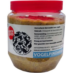 Boer'n Goed Vogel Pindakaas 1 pot 350 gram