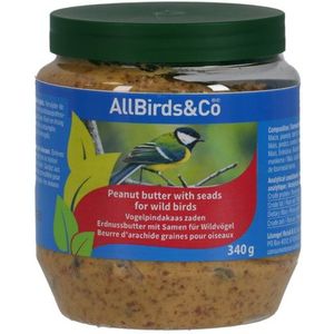 AllBirds&Co Vogelpindakaas zaden 340g