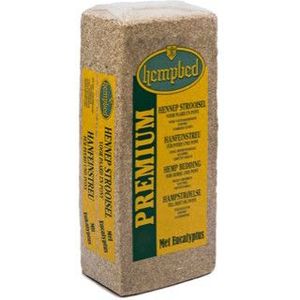 Hempbed hennepstrooisel met eucalyptus 15KG