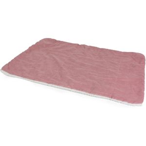 Duvo+ Deken velvet roze M 76x53x2cm