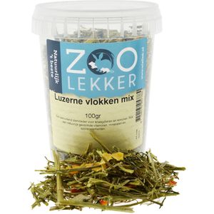Zoolekker Luzerne vlokken mix 100 gram