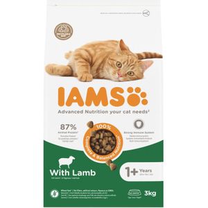 Iams For Vitality Adult Cat Lamb 3kg