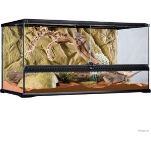 Exo Terra Glas Terrarium | 90 x 45 x 45CM met achterwand