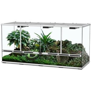 AquAtlantis Terrarium | 132 x 45 x 60CM | Zilver-007