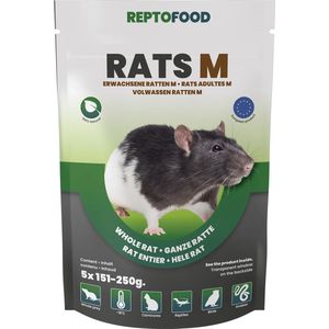 Repto Ratten M 151-250 gram 5 stuks Diepvries
