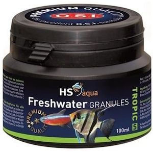 HS Aqua Freshwater Granules | voor kleine vissen 10L
