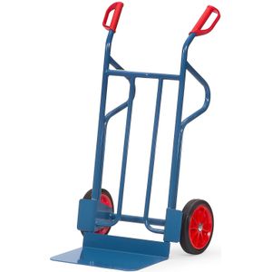 Steekwagen, vaste constructie massief rubber banden 250*60 mm.