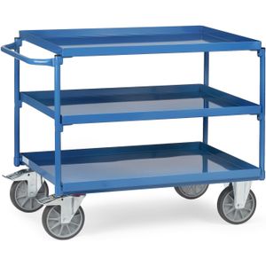 Tafelwagen Fetra tafelwagen laadvlak oliedicht L:1150,B:700,H:910mm blauw Laadvermogen (kg): 400.
