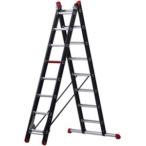 Ladders Trap, Altrex reformladder  2-delig, 2x8 treden.