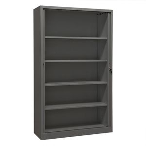 Roldeurkasten schuifdeur ,B:1200,D:430,H:1950mm antraciet