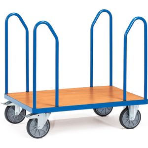 Rongenwagens Fetra MultiVario met 4 beugels 750 mm hoog L:1060,B:610,H:1025mm blauw Laadvermogen (kg): 600.