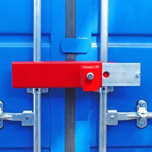 Container slot SCM goedgekeurd klasse zwaar L:650,B:120,H:150mm signaalkleur