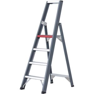 Trappen industrietrap enkelzijdig, 4 treden incl. platform
