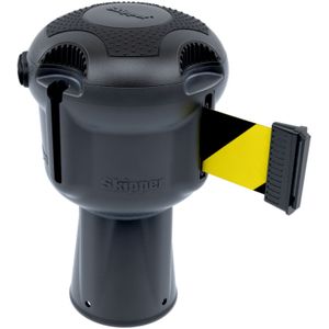 Afbakening Veiligheid en markering, veiligheid markering unit met geel/zwart afzetlint.
