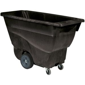 Afvalcontainer transportwagen kantelbaar L:1457,B:683,H:860mm zwart. 400ltr Laadvermogen (kg): 205.