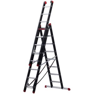Ladders Trap, Altrex reformladder  3-delig, 3x8 treden .
