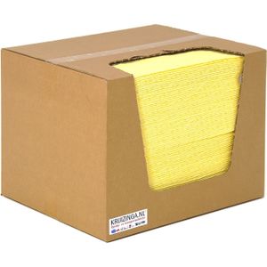 Absorptiemateriaal absorptiedoek basic 100 doeken geschikt voor chemicaliën