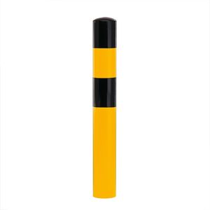Beschermbeugels Veiligheid en markering, stootbescherming beschermpaal, geplastificeerd - 275 mm breed (zwart/geel).