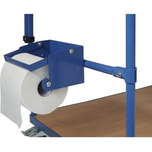 Tafelwagen Fetra toebehoren  papierrolhouder L:700,B:240,H:138mm blauw