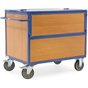 Gebruikte transportkar fetra bakwagen klep + deksel