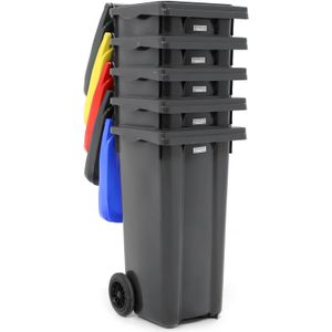 Minicontainer partij aanbieding L:550,B:480,H:930mm diversen. 120ltr Laadvermogen (kg): 60.