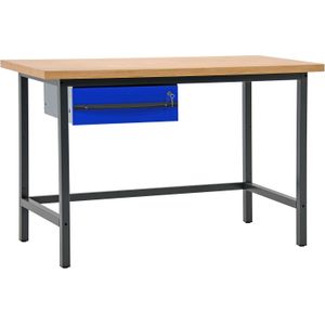 Werktafel, werkbank met 1 lade, 150 cm.