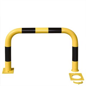 Beschermbeugels vangrail beschermbeugel afneembaar, van staal ,B:1000,D:140,H:600mm geel