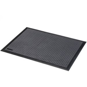 Antislip matten Antivermoeidheidsmat rubber dikte 13 mm L:1500,B:900,H:13mm zwart