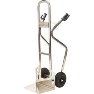 Aluminium steekwagen met luchtbanden 260x85 mm