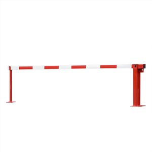 Slagbomen slagboom met druk gasveer/stabilisator - 3320 mm breed  signaalkleur