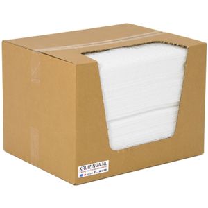 Absorptiemateriaal absorptiedoek basic 2x50 doeken geschikt voor olie en koolwaterstoffen