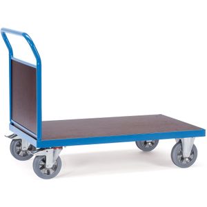 Platformwagens Fetra platformwagen 1 duwbeugel L:2160,B:800,H:1000mm blauw Laadvermogen (kg): 1200.