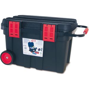 Transportkoffer Gereedschapskoffer met dubbele snelsluiting L:775,B:472,H:493mm zwart